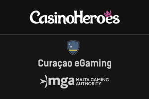 Casino Heroes aktuella licens och certifikat