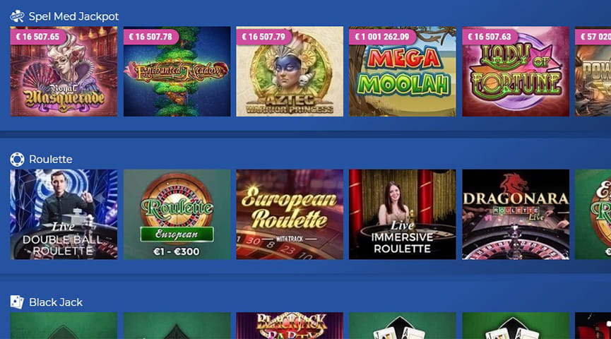 Bra spelutbud hos Casino Heroes