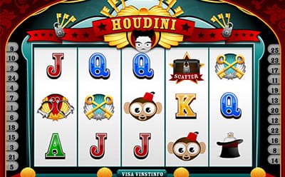 Houdini på JackpotJoy casino 