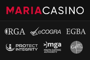 Maria Casinos licenser och certifikat