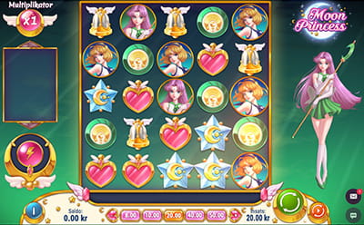 Bild på slotspelet Moon Princess hos Guts Casino.