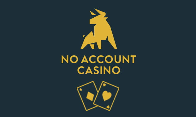 Bild som visar bilder från casinosajten No Account Casino.