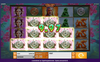 Bild på slotspelet Sakura Fortune hos Dreamz Casino.