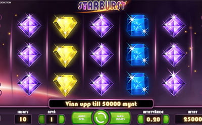 Starburst på Ninja casino 