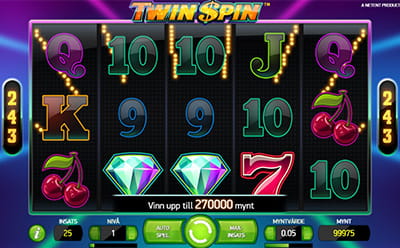 NetEnts slot Twin Spin på Casino Heroes