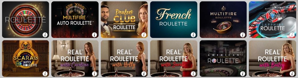 Betway Roulette, Blackjack & Andra Bordsspel
