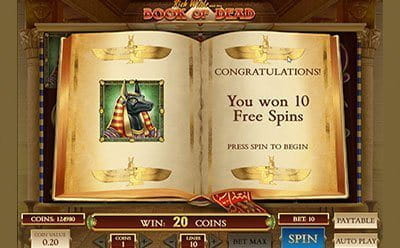 Book of Dead Slot Free Spins