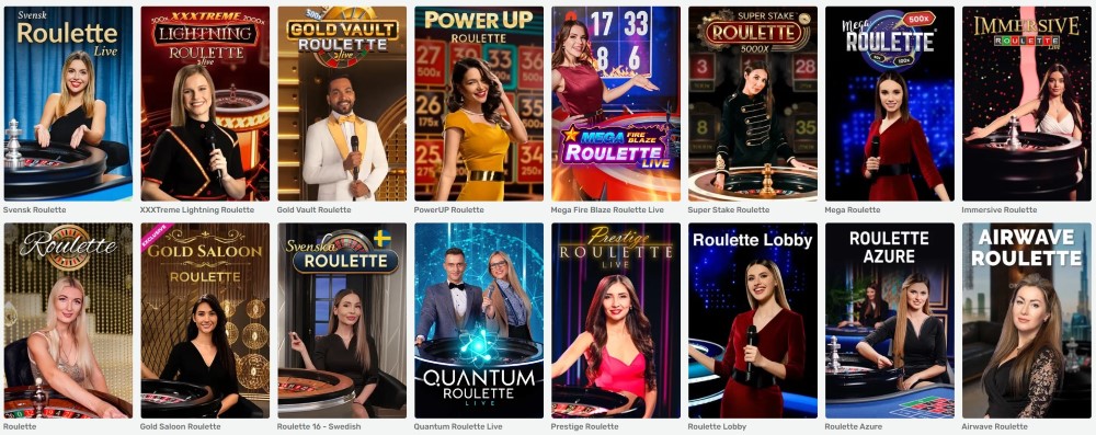 CampoBet Roulette, Blackjack & andra bordsspel