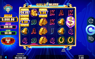Gold Blitz Slot Game på LeoVegas svenskt onlinecasino