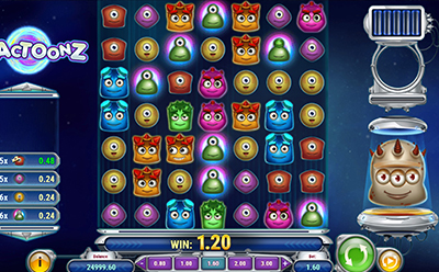 Reactoonz Slot på YoYo Casino svenskt onlinecasino