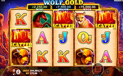 Wolf Gold Slot Bonusspel