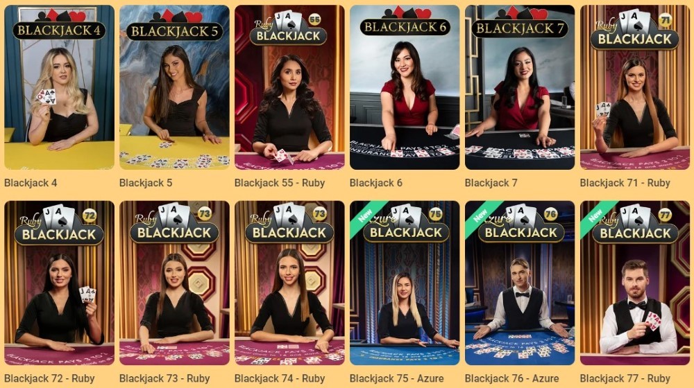 YoYo Casino Roulette, Blackjack & andra bordsspel
